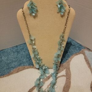 Elegant Blue Jewelry Set